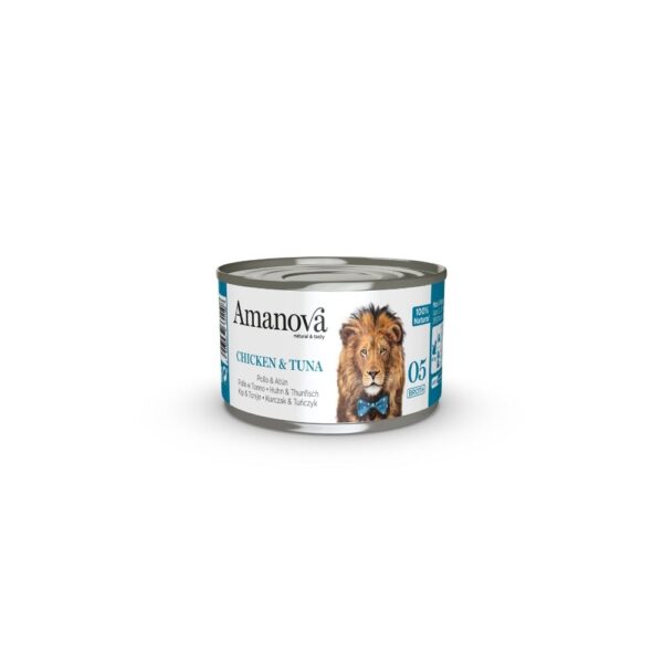 Amanova Gato Caldo Galinha & Atum Lata 70g