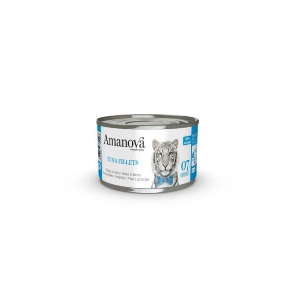 Amanova Gato Caldo Filetes de Atum Lata 70g