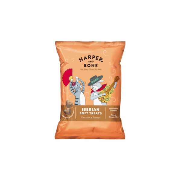 Harper & Bone Iberian Soft Treats – Snacks para cão e gato 90g