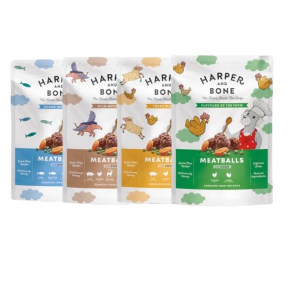 Harper & Bone Mini Almôndegas para Cão 300g