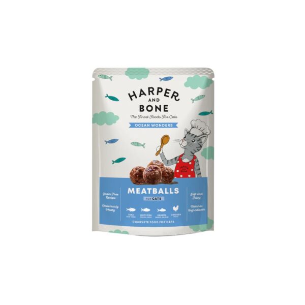Harper & Bone Meatballs Mini Almôndegas para Gato 85g