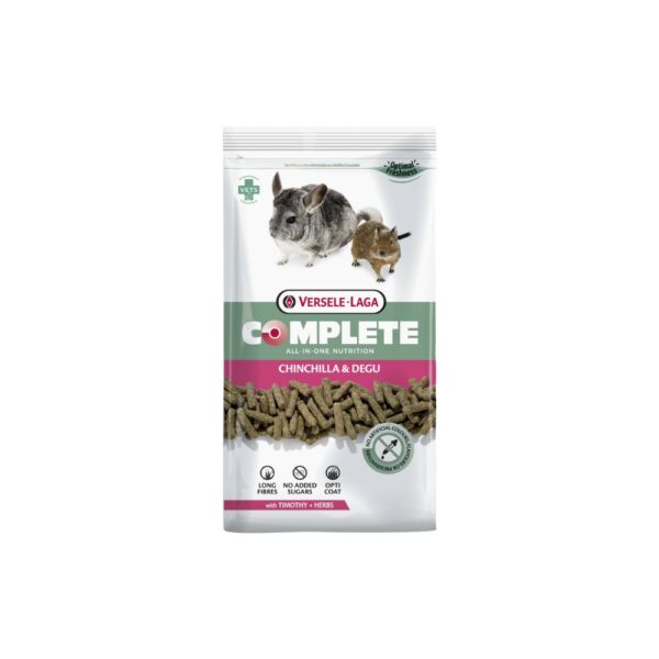 Versele-Laga Complete Chichilla & Degu para Chichilas e Degus 500g