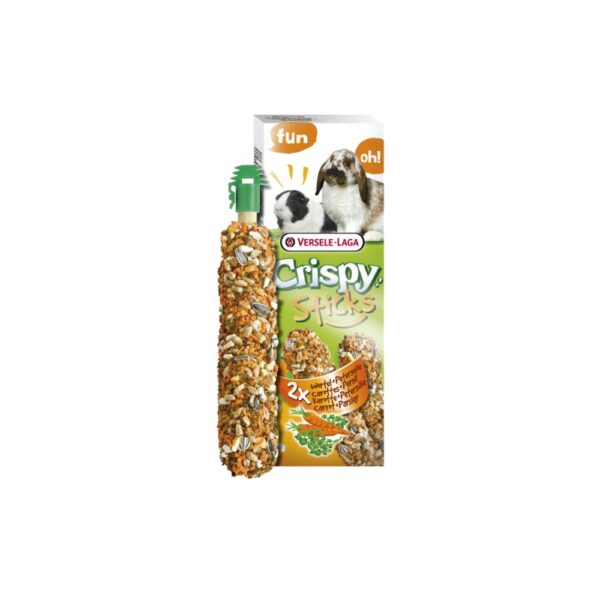 Versele-Laga Crispy Sticks para Coelhos e Porquinhos-da-Índia Carrot & Parsley 110g