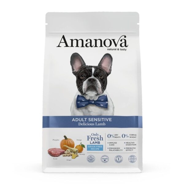 Amanova Cão Adulto Sensível Sem Cereais Cordeiro