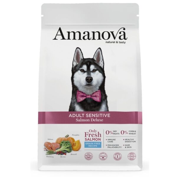 Amanova Cão Adulto Sensível Sem Cereais Salmão