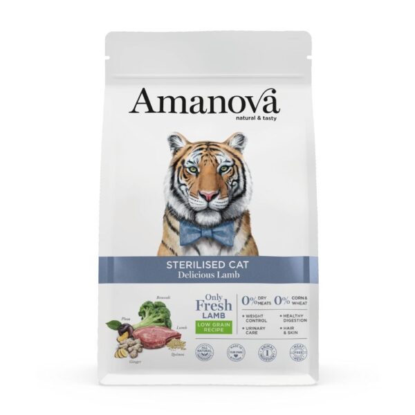 Amanova Gato Adulto Esterilizado Cordeiro