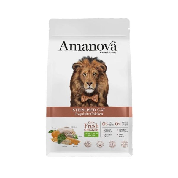 Amanova Gato Adulto Esterilizado Galinha