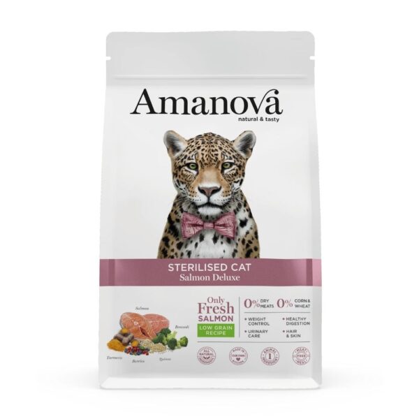 Amanova Gato Adulto Esterilizado Salmão