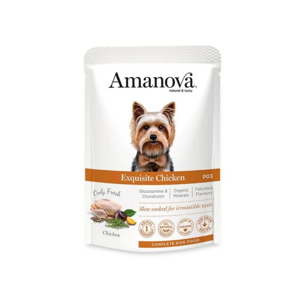 Amanova Cão Patê Galinha Saqueta