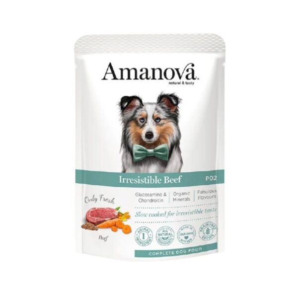 Amanova Cão Patê Vaca Saqueta