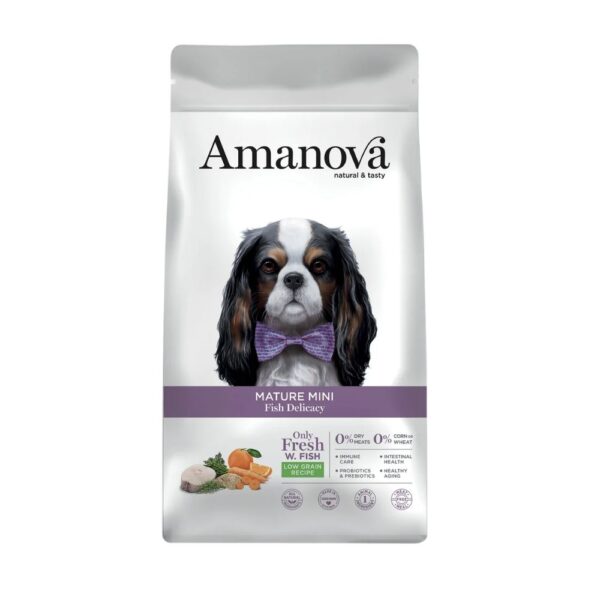 Amanova Cão Mini Mature Peixe