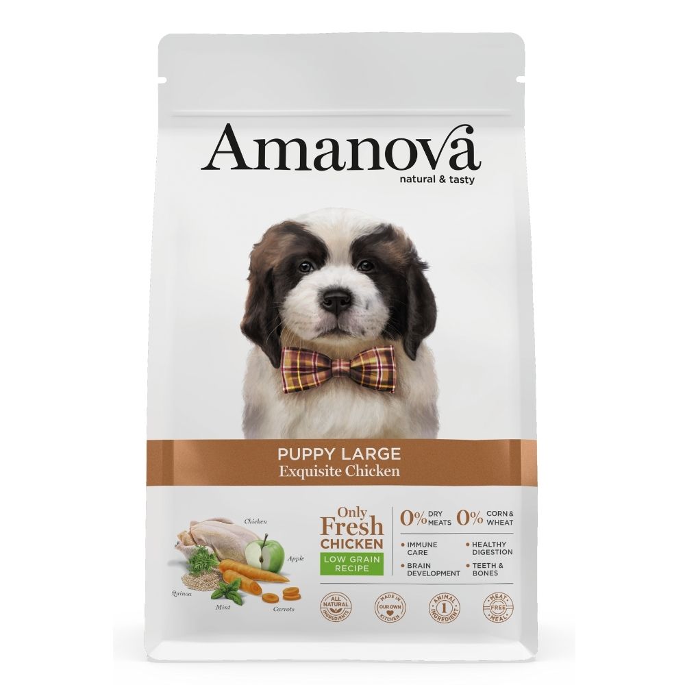 Amanova Cachorro Grande Galinha 12kg