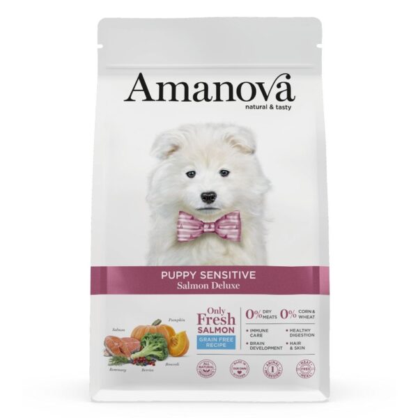 Amanova Cachorro Sensível Sem Cereais Salmão
