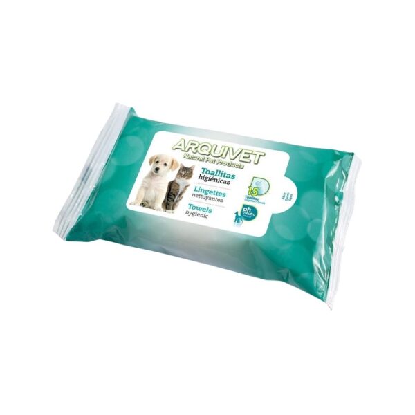 Arquivet Toalhitas Higiénicas para Cães e Gatos