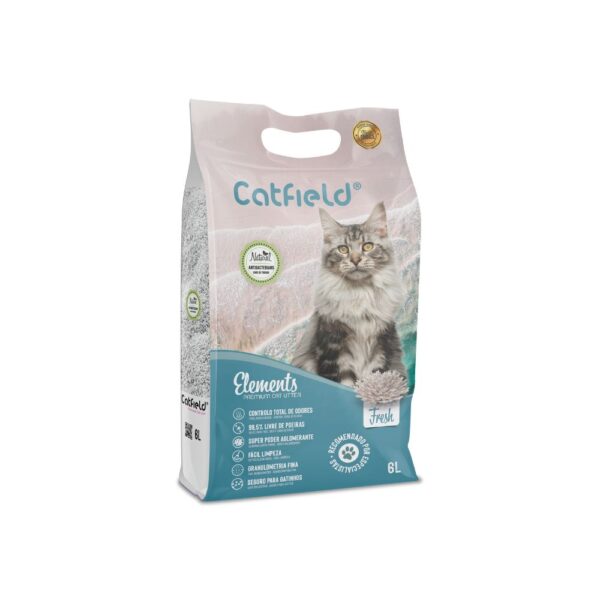 Catfield Elements Fresh Areia para Gato 6L