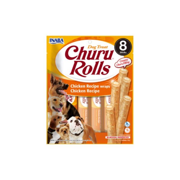 Churu Rolls para Cães 8 Tubos (96g)