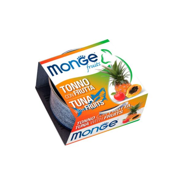 Monge Gato Frutas Atum e Fruta Lata 80g
