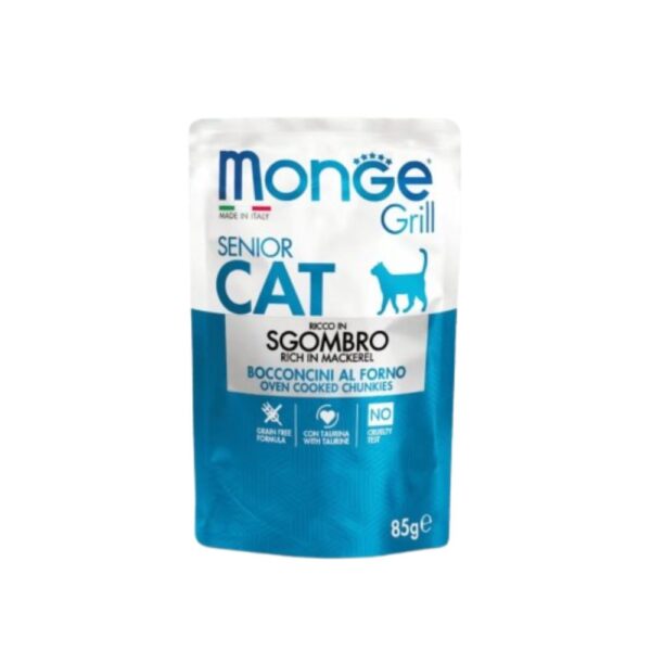 Monge Gato Grill Sénior Cavala 85 Saqueta