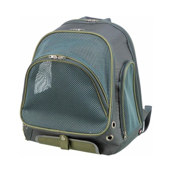 Trixie Mochila de Transporte Lyla Cinza com Verde