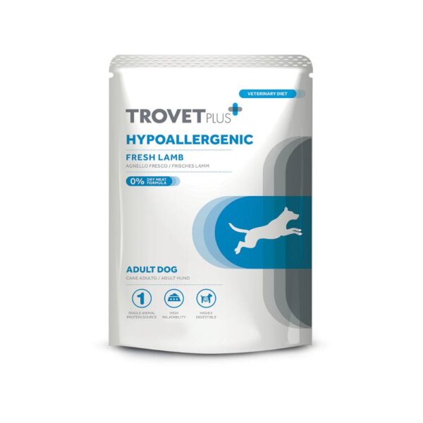 Trovet Plus Hipoalergénico Fresh Borrego – Comida Dietética Húmida para Cães