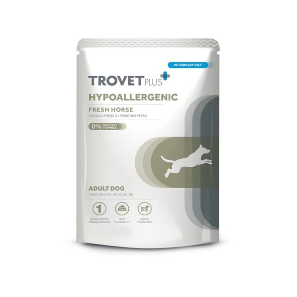 Trovet Plus Hipoalergénico Fresh Cavalo – Comida Dietética Húmida para Cães
