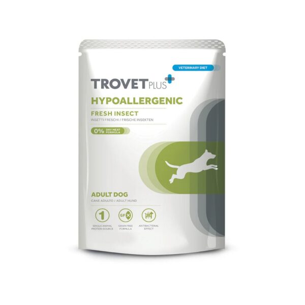 Trovet Plus Hipoalergénico Fresh Inseto – Comida Dietética Húmida para Cães