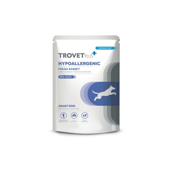 Trovet Plus Hipoalergénico Fresh Coelho – Comida Húmida para Cães