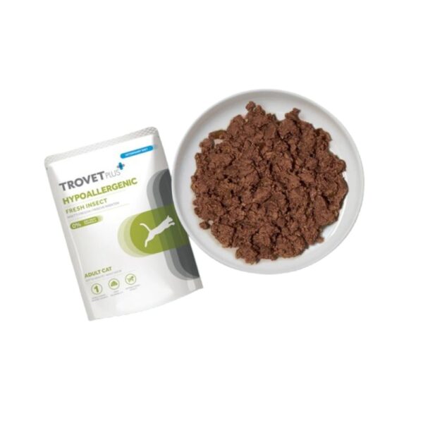 Trovet Plus Hipoalergénico Fresh Inseto – Comida Húmida para Gatos