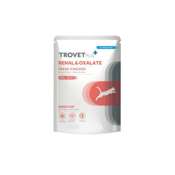 Trovet Plus Renal Oxalato Fresh Galinha – Comida Húmida para Gatos