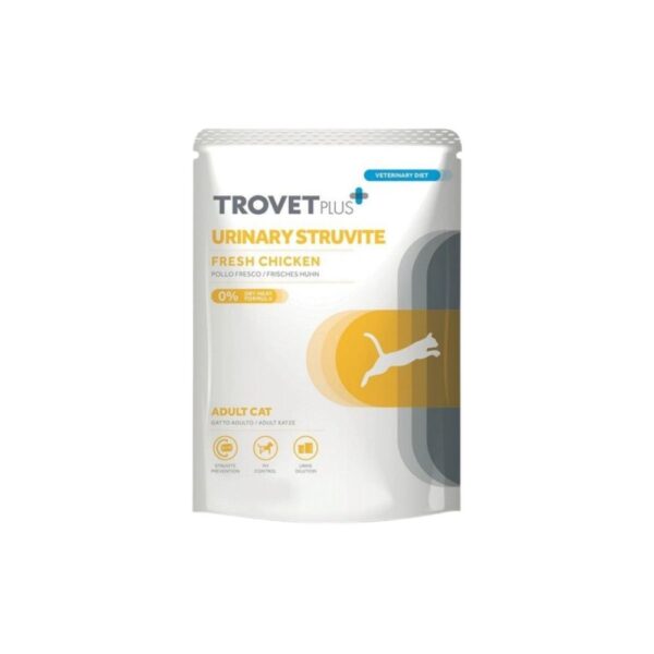 Trovet Plus Urinário Estruvite Fresh Galinha – Comida Húmida para Gatos