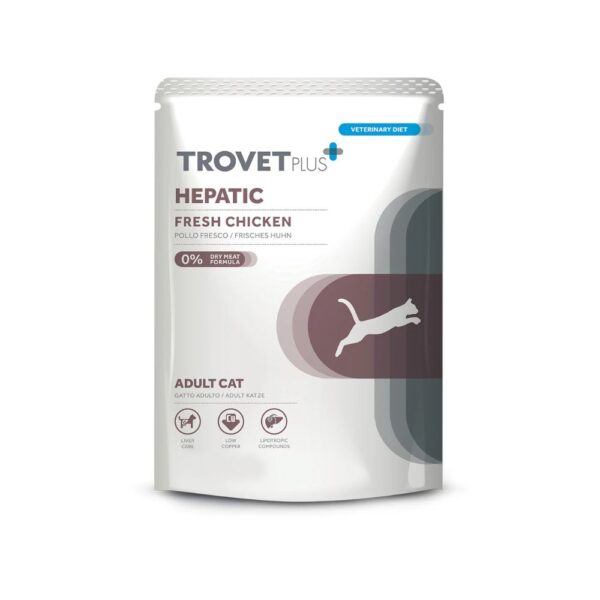 Trovet Plus Hepático Fresh Galinha – Comida Húmida para Gatos