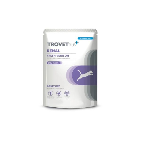 Trovet Plus Renal Fresh Veado – Comida Húmida para Gatos