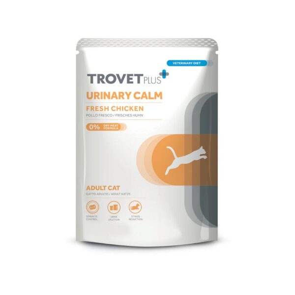 Trovet Plus Urinário Calm Fresh Galinha – Comida Húmida para Gatos