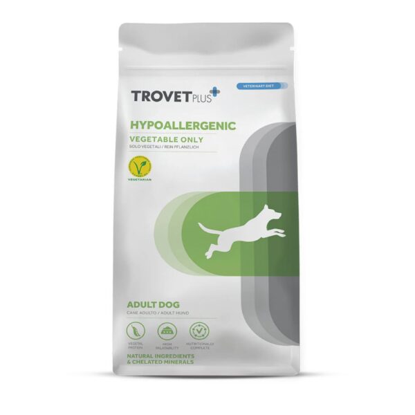 Trovet Plus Hipoalergénico Só Vegetal – Comida Dietética Seca para Cães