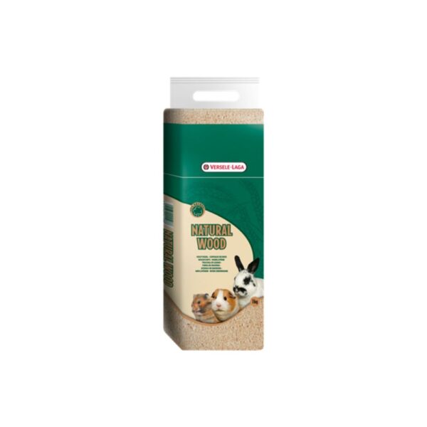 Versele-Laga Natural Wood – Woodchips Presspack para Roedores 1kg