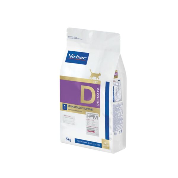 Virbac HPM Gato Dermatology Support D1 3kg