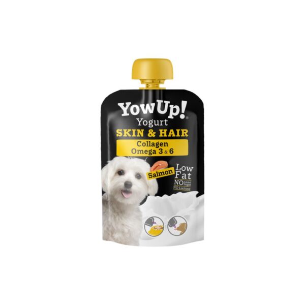 Iogurte Yow Up! Skin & Hair para Cães Salmão 115g