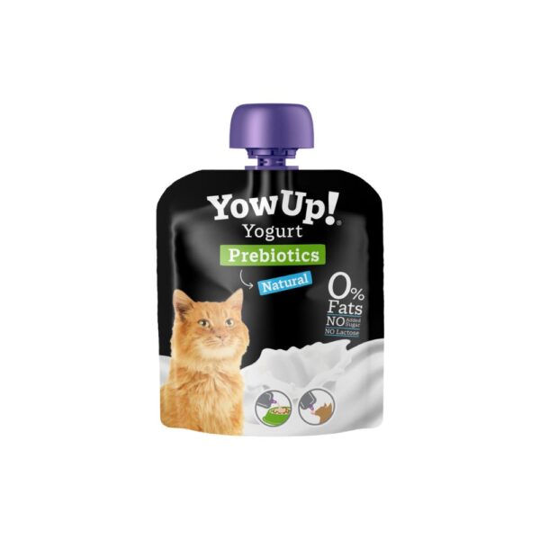 Iogurte Yow Up! Prebiotics para Gatos Natural 85g